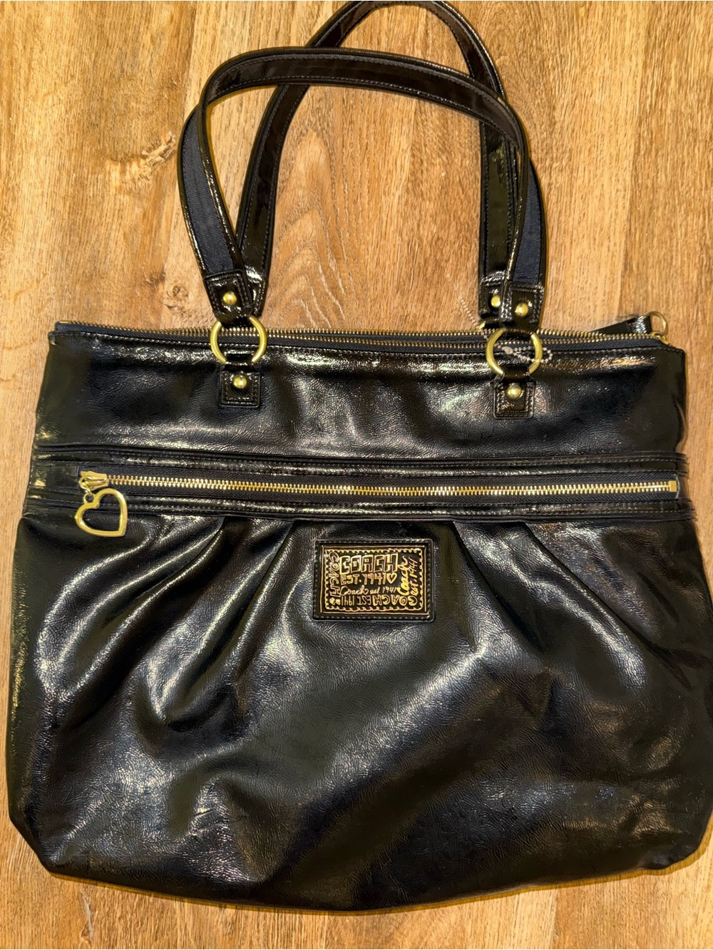 Coach Poppy Daisy tote